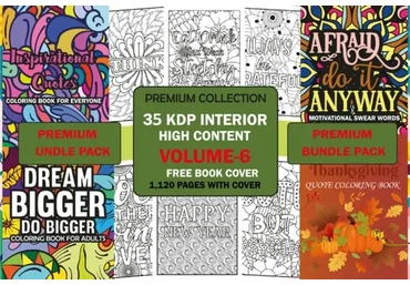 [Сreativefabrica] 35 Adult Coloring Pages & Books (Creative Design Studio)