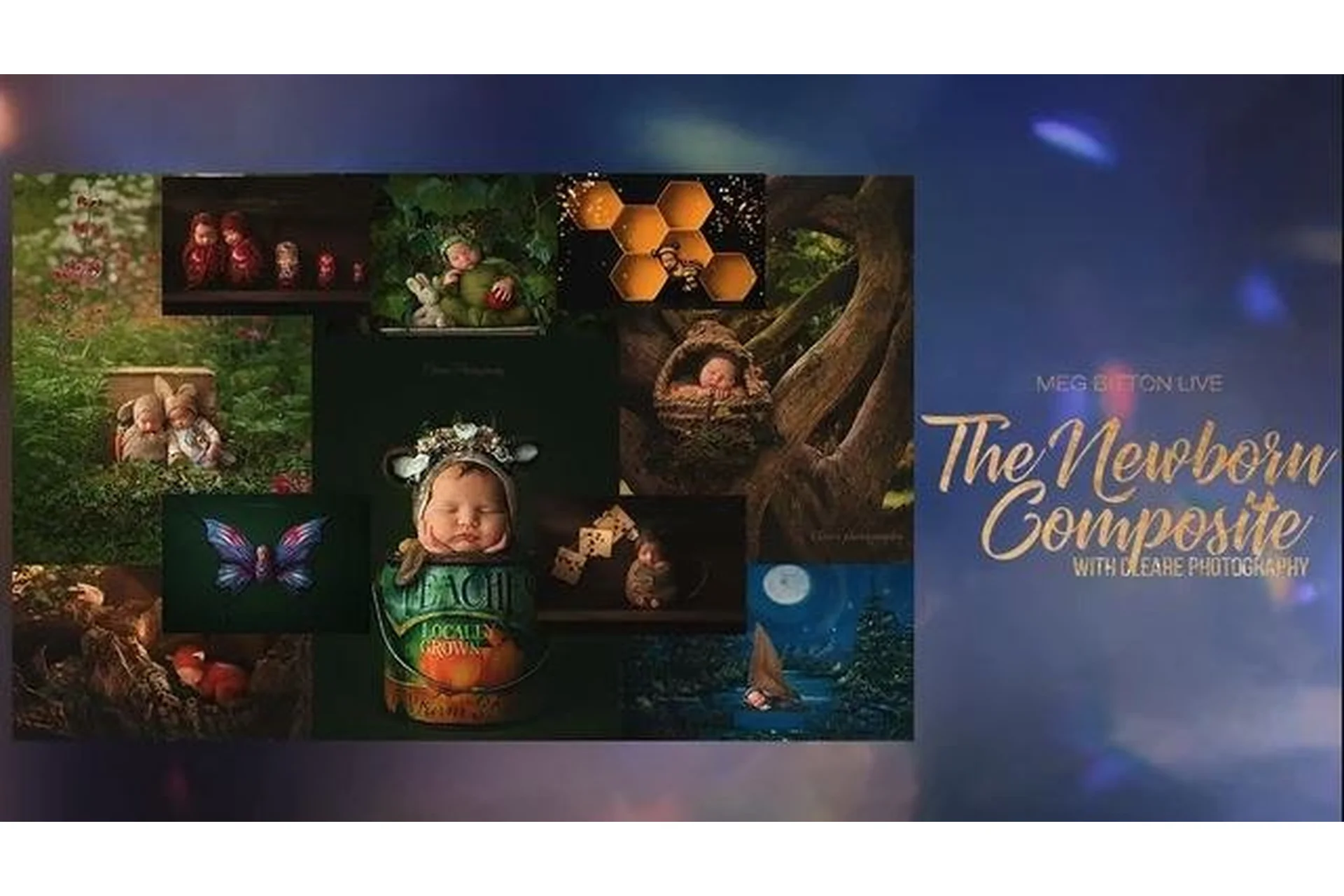 Newborn Composite Workshop. Композитная съемка новорожденных (Meg Bitton), фото 1 из 1.