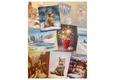 Зимний курс по сухой пастели (Марина Юкиш)