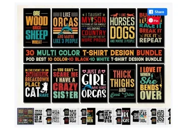 [Creativefabrica] T-Shirt Design Bundle (youknowledge1122)