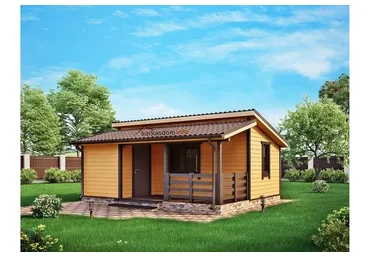 [Karkasdom] Проект каркасного дома / бытовки 5х6 30м 2 для строительства своими руками Проект КД-56