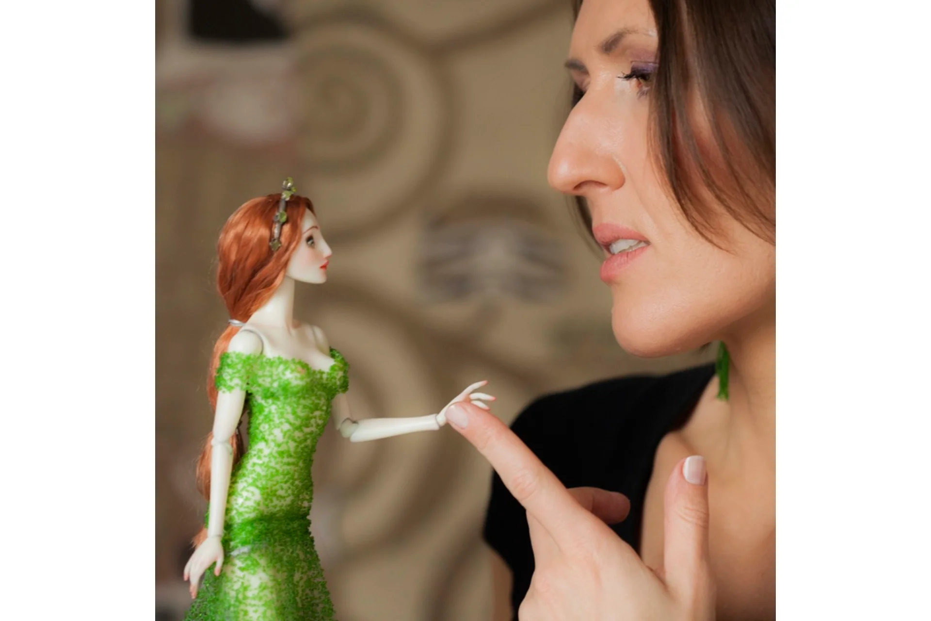 Авторская шарнирная кукла из пластика (Мария Сопова), фото 1 из 1.