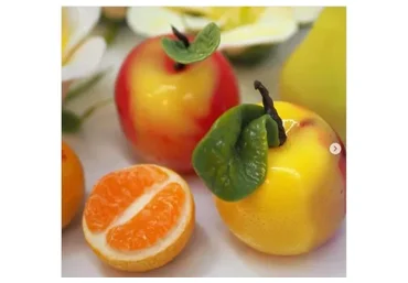 Шоколадный декор «Фрукты» и декор из изомальта или карамели (Алеся Мезенцева)