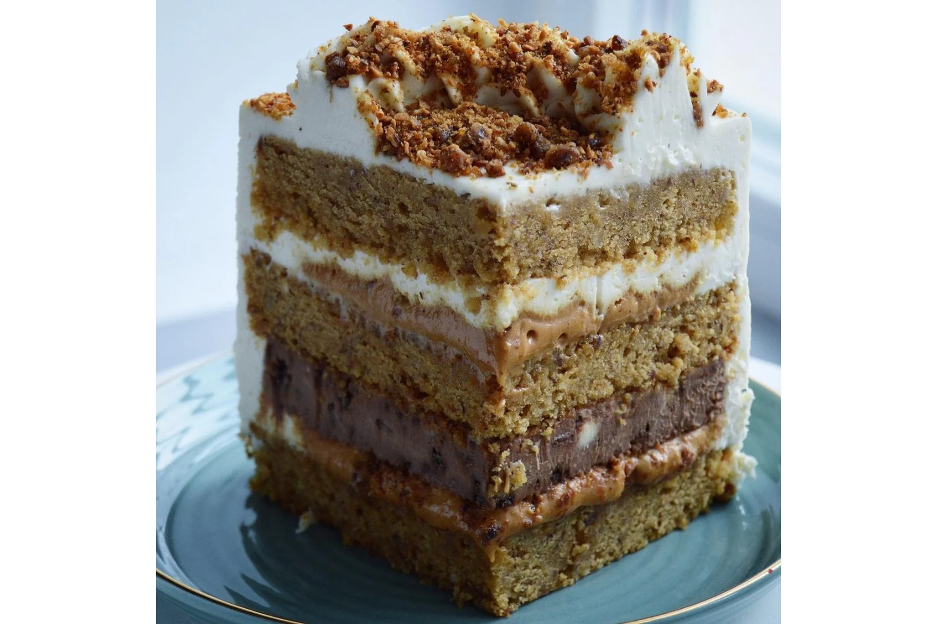 [selfsweets_spb] Торт «Кофейно-ореховый». Технологическая карта (Юлия Залесских), фото 1 из 1.