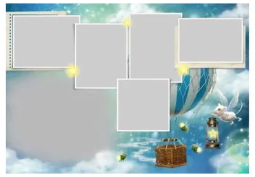 Выпускная фотокнига для детского садика «Детская комната 4»