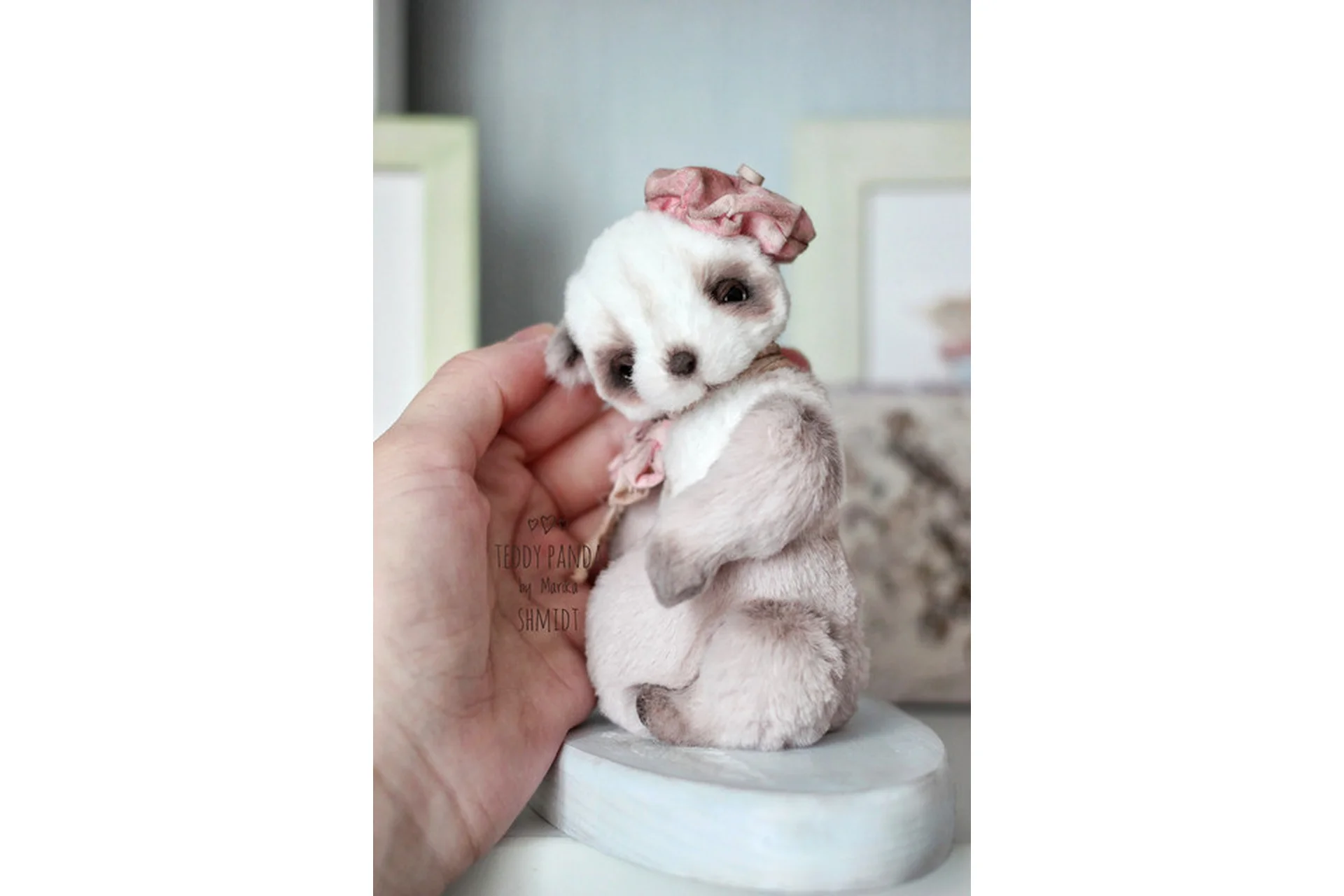 [Школа авторской игрушки] Пандочка Астрид в технике Тедди (Марика Шмидт), фото 1 из 1.