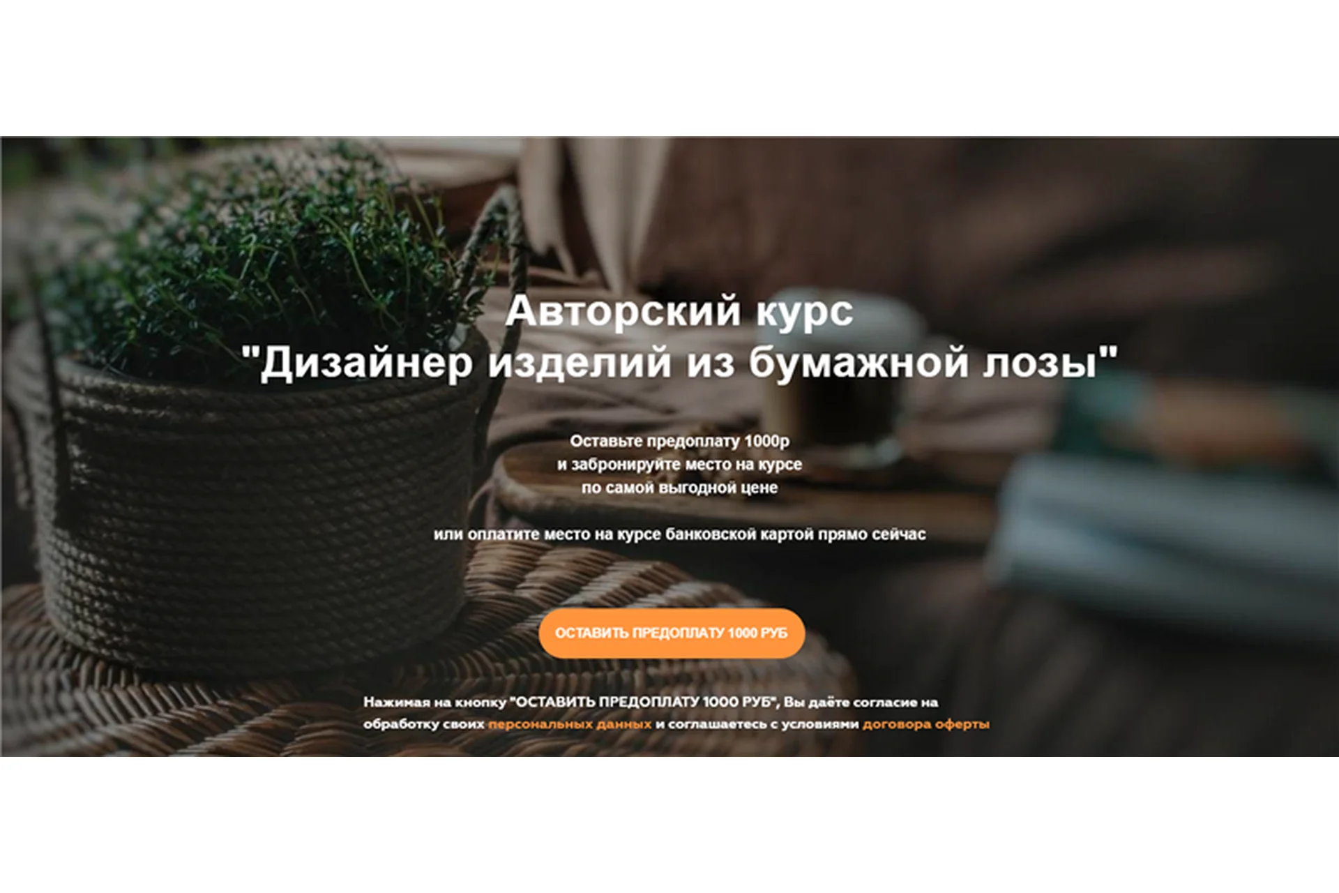 [Плету лозу] Дизайнер изделий из бумажной лозы. Тариф - Новичок (Полина Майорова), фото 1 из 1.