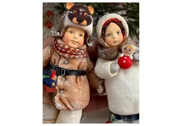 МК ватная игрушка из коллекции Ребята СССР (Анна Ульянова)