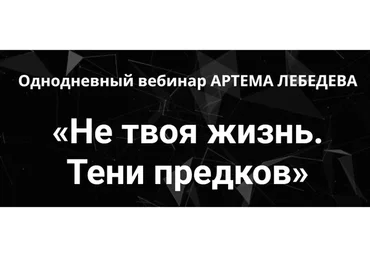Не твоя жизнь. Тени предков (Артем Лебедев)
