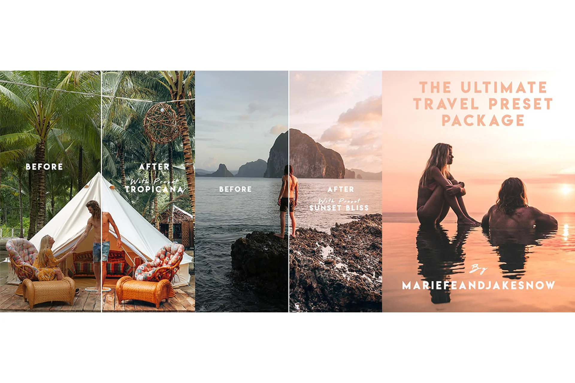 Пресеты для путешественников Ultimate Travel Preset Package (Marie and Jake), фото 1 из 1.