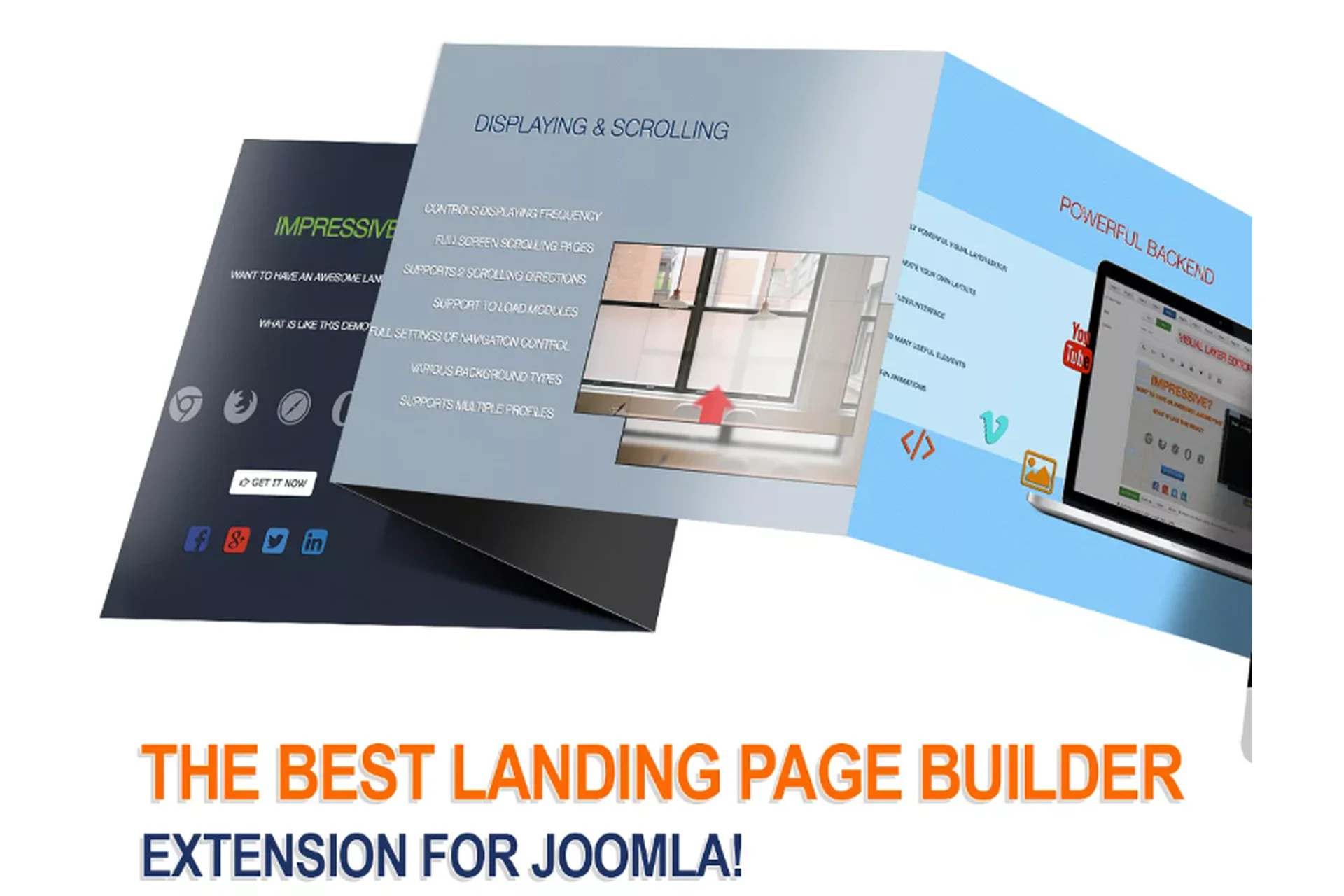 [Joomla] ONEPAGE DESIGN компонент для создания Landing Page, фото 1 из 1.