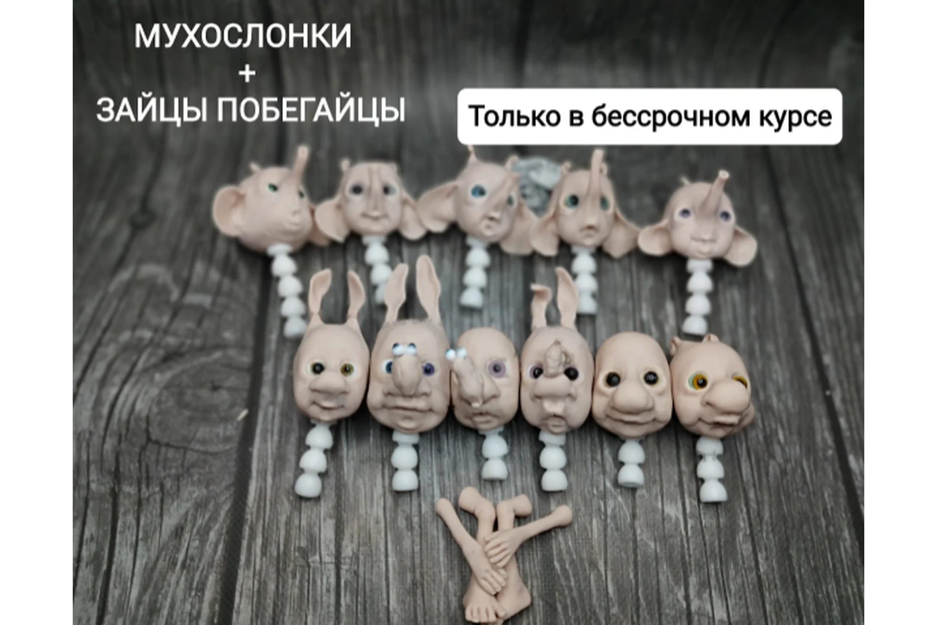 Мухослонки + Зайцы Побегайцы (Наталия Либеровская), фото 1 из 1.