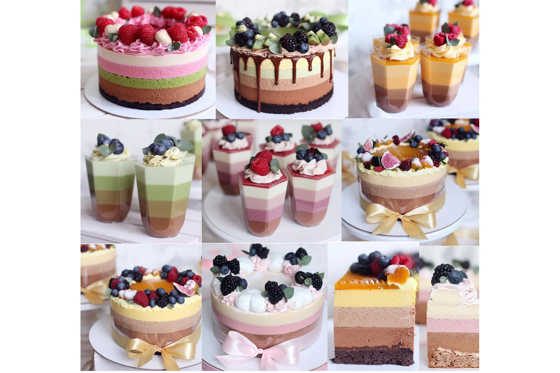 [Nezabudka Cake] Новый волшебный сборник по полосатым тортам и трайфлам (Алина Селиванова), фото 1 из 1.