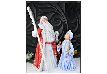 Новогодний комплект: Дед Мороз + Снегурочка (Татьяна Броницкая)