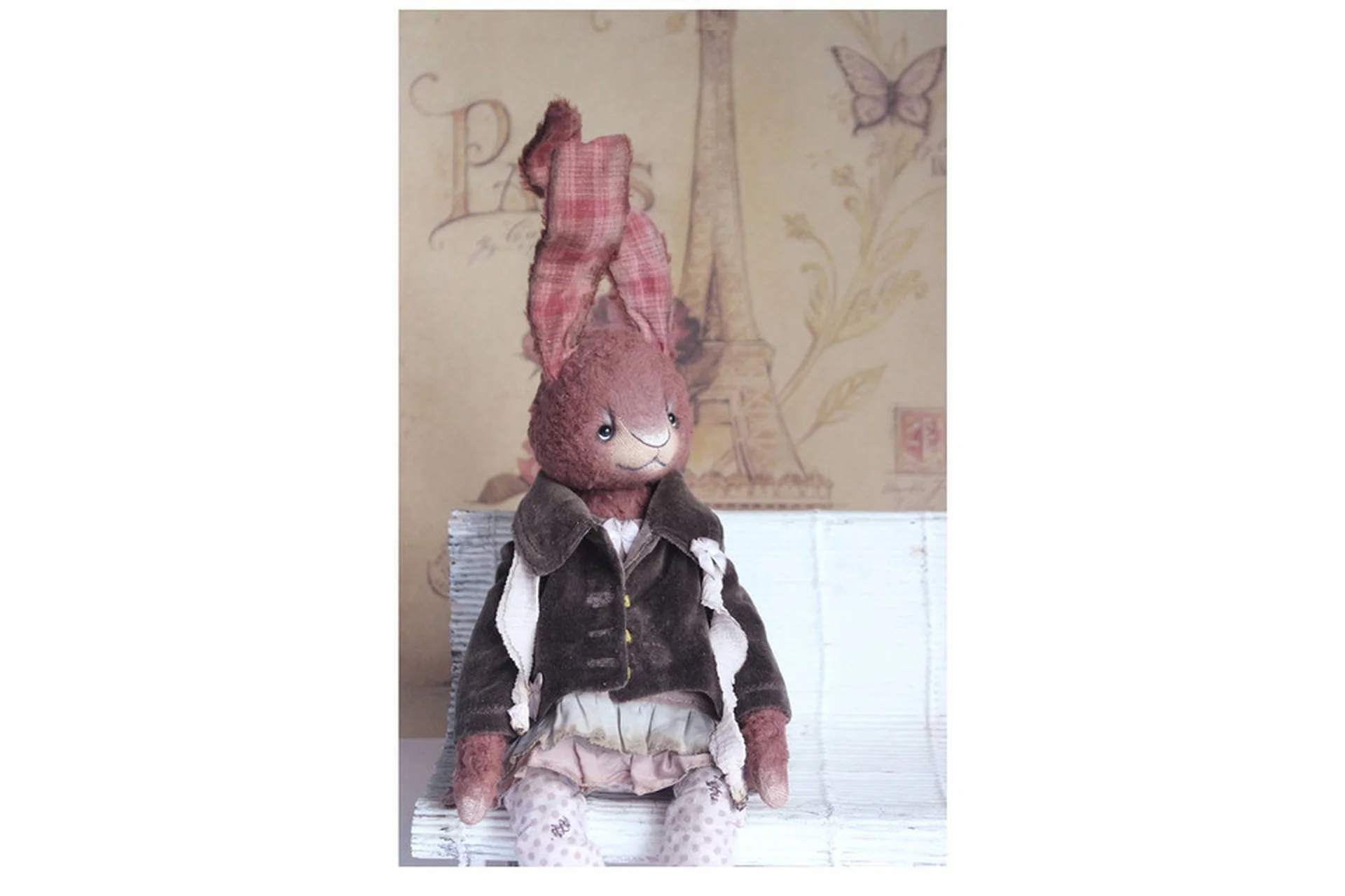 Заяц с длинными ногами и ушами + одежда (Татьяна Лисевич), фото 1 из 1.