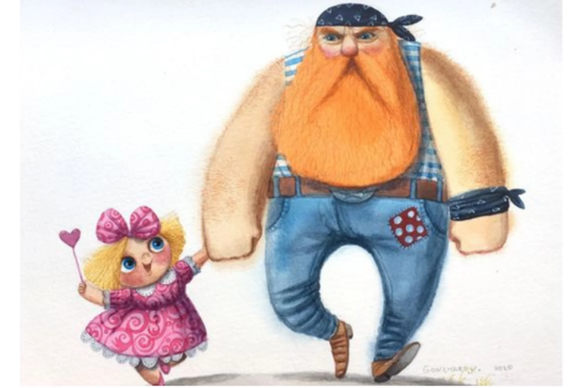 [Enterclass] Персонаж в детской иллюстрации (Олег Гончаров), фото 1 из 1.