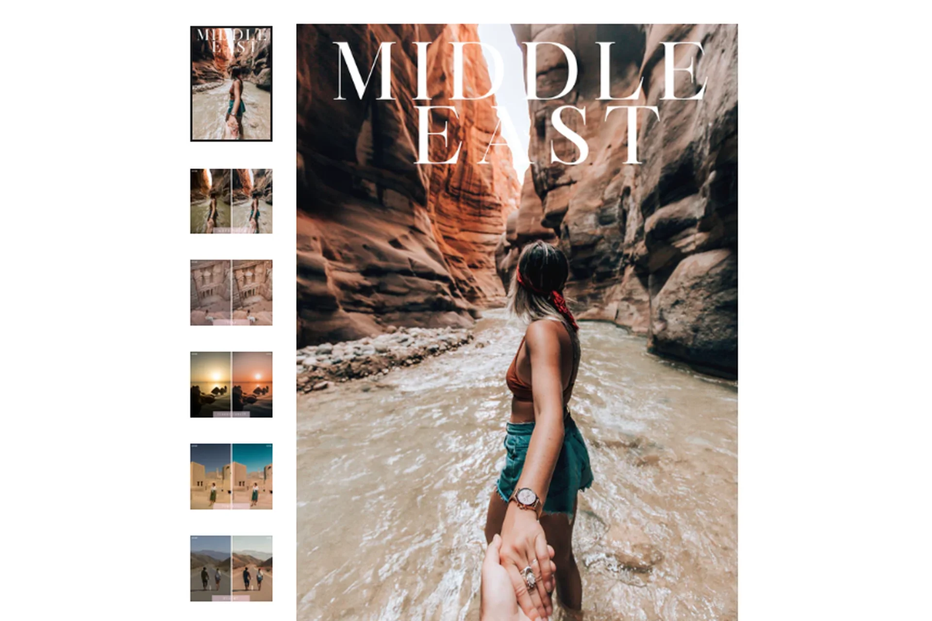 Пресеты для путешествий. Middle East Preset Pack (Haylsa & Kyle), фото 1 из 1.