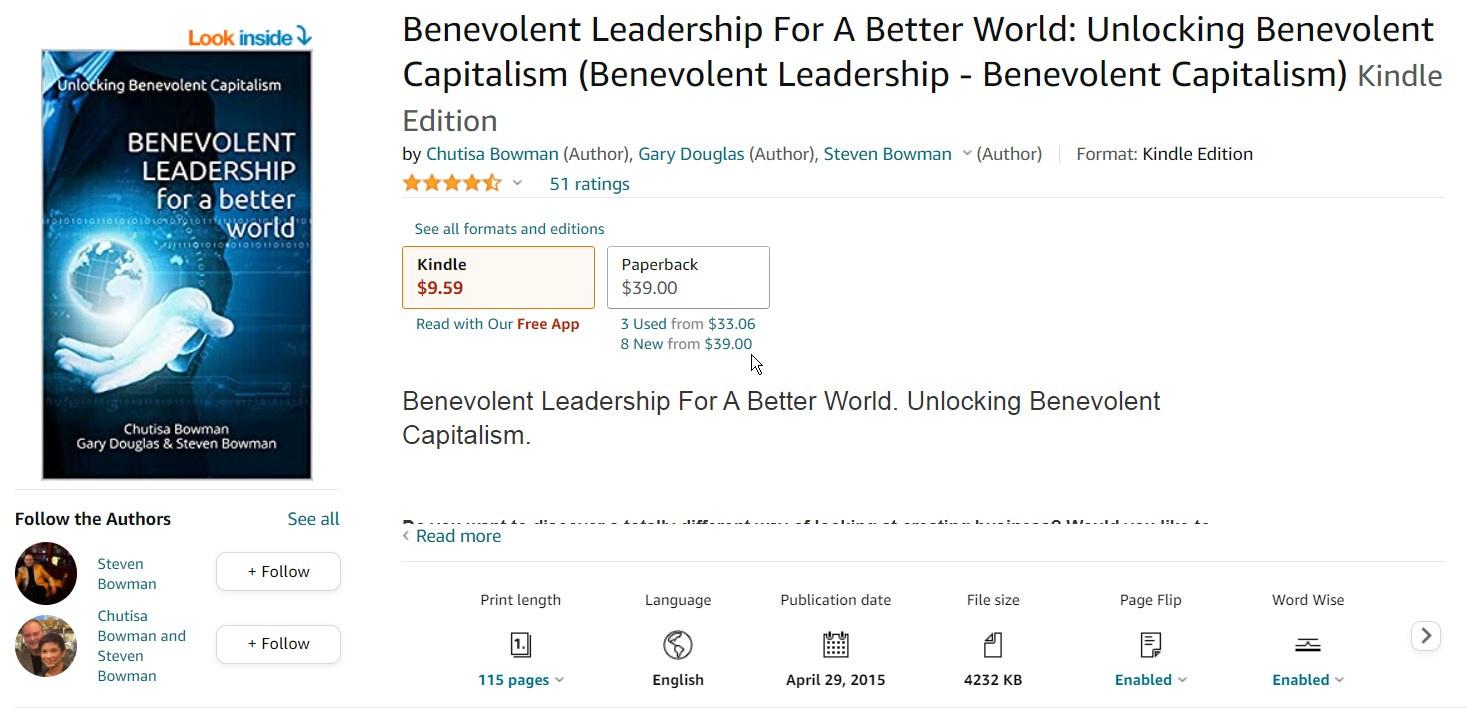 [Access] Доброжелательное лидерство для лучшего мира: открываем секрет доброжелательного капитализма (Гэри Дуглас, Чутиса и Стивен Боуман)