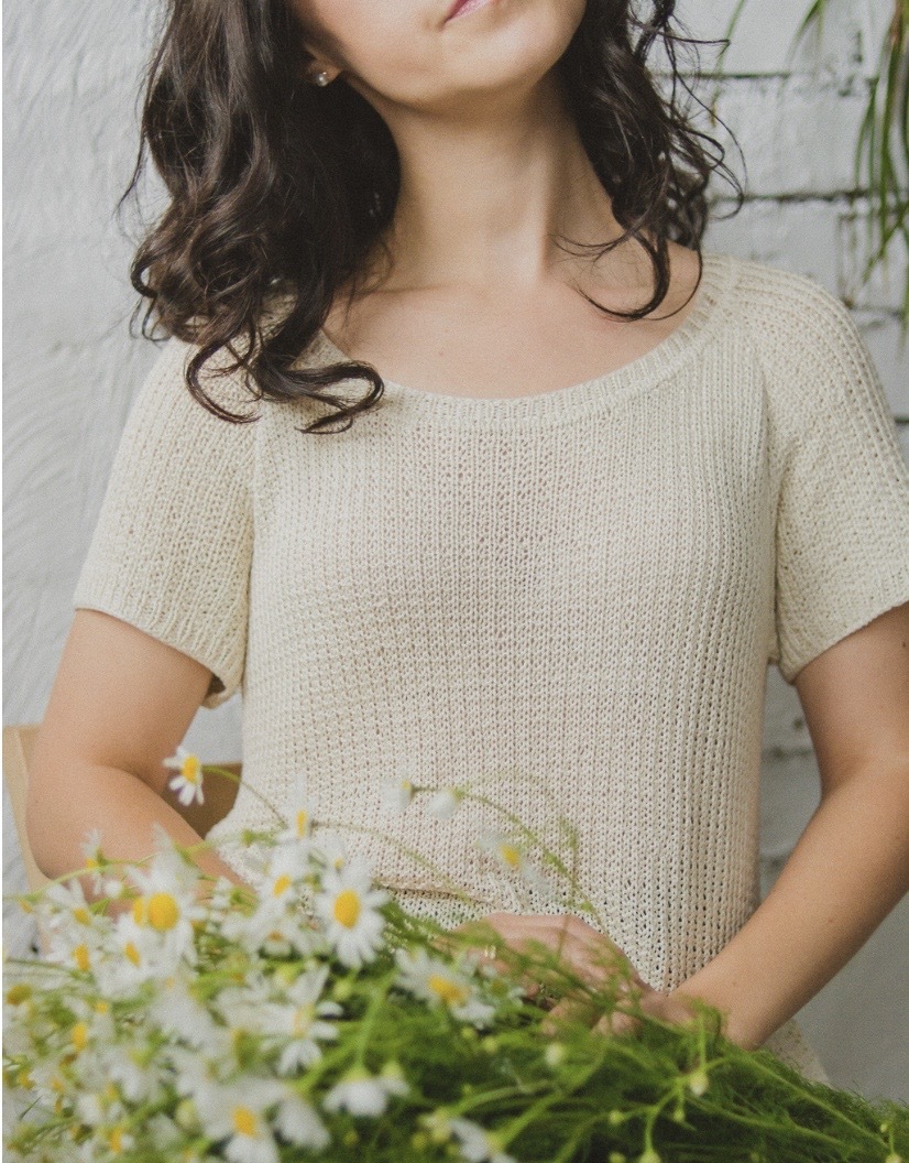 [alenatereshenkova] Футболка Вафельная (Алена Терешенкова)