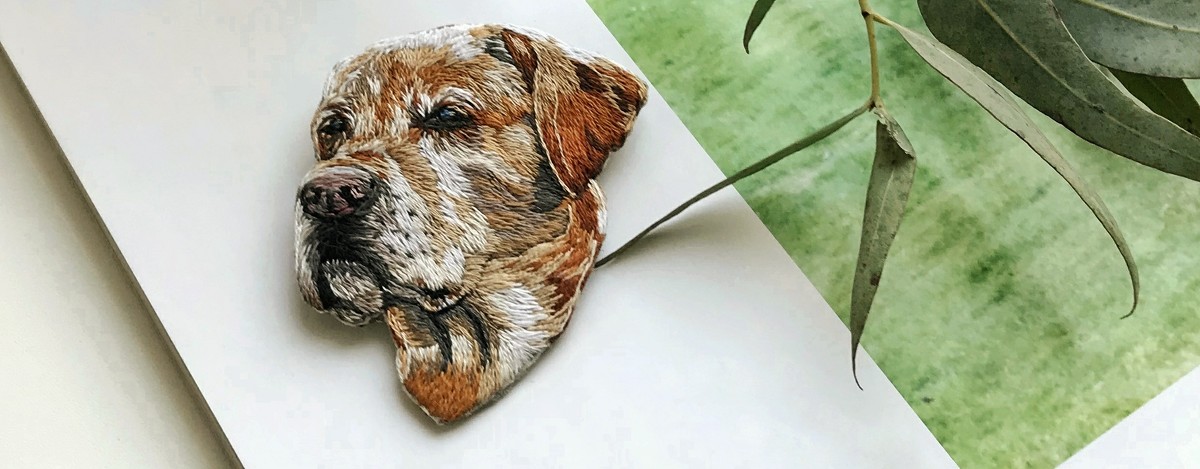 [tvoristudio] Курс по вышивке "Лабрадор"