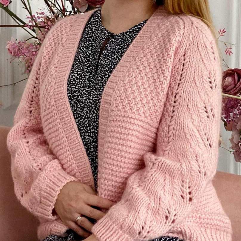 [t_vlasova.knits] Бомбер Softness (Татьяна Власова), фото 1 из 1.