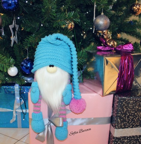 [burova_knitted_life] Рождественский гном. Спицы (София Бурова), фото 1 из 1.