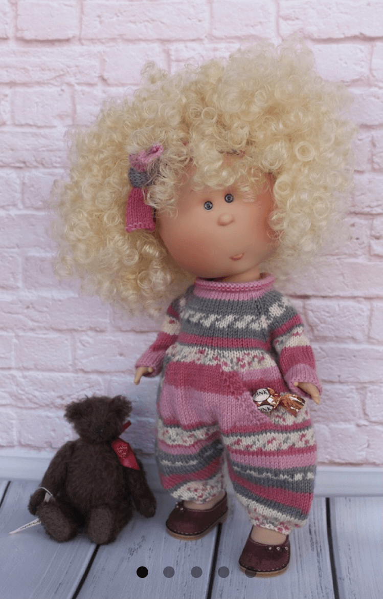 Джем-2 комбезик с кармашками кенгуру и повязкой на Мию (Марина Кащенкова)