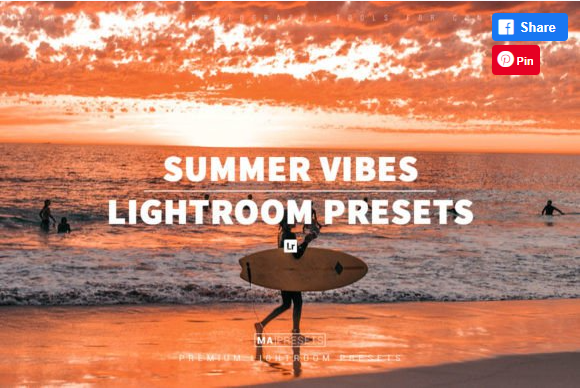 [Creativefabrica] 10 Summer Vibes Lightroom Presets