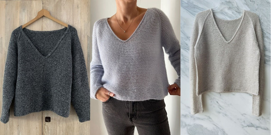 [Вяжи.ру] Нежная блуза спицами Soho