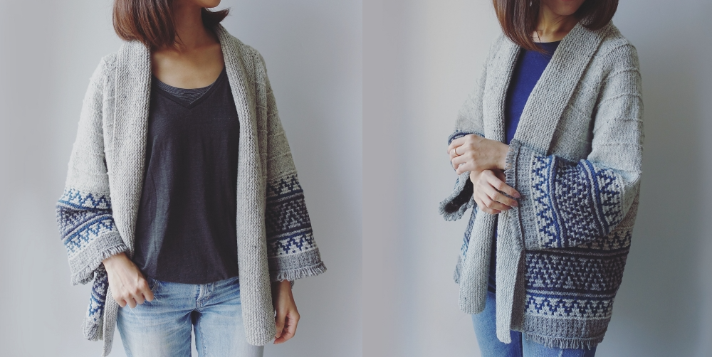 [Вяжи.ру] Свободный кардиган бохо Mosaic, фото 1 из 1.