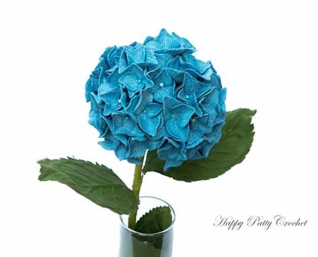Hydrangea/Гортензия (HappyPattyCrochet)