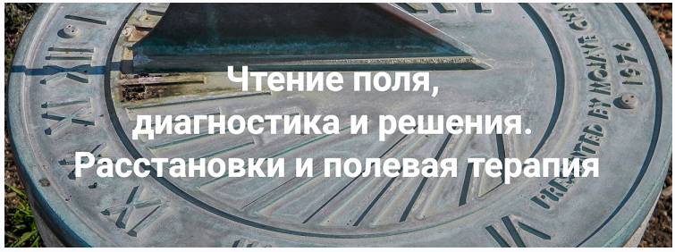 Чтение поля, диагностика и решения. Расстановки и полевая терапия. 2024. Тариф Только теория (Елена Веселаго)