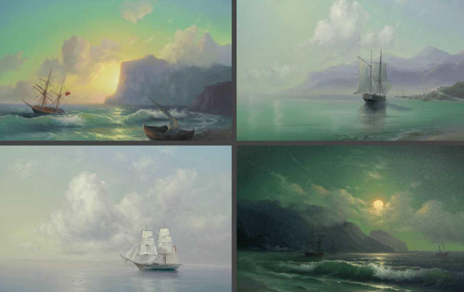 [Школа морского пейзажа] Облака. По картинам И.К. Айвазовского (Дмитрий Роза)