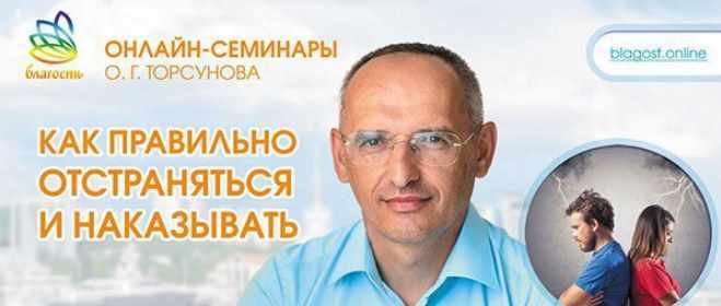 Как правильно отстраняться и наказывать (Олег Торсунов)