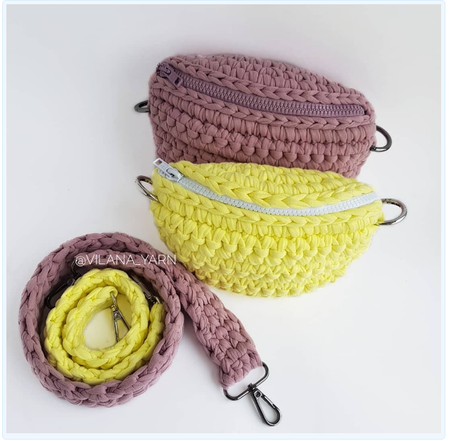 Поясная сумка Виктория (vilana_yarn)