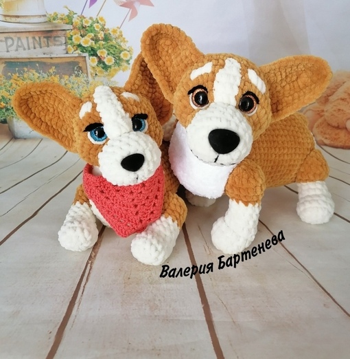[Valerika_crochettoys] Плюшики 4 лапы. Корги (Валерия Бартенева)