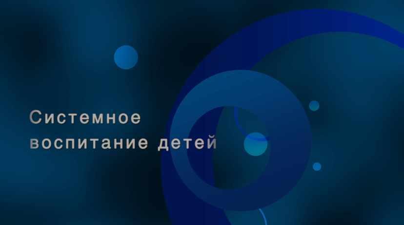 Системное воспитание детей (Полина Малашкевич)