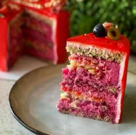 Закусочный торт «Селедка под шубой» (brutal_cakes)