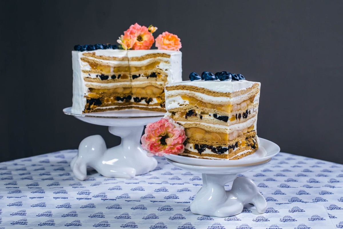 Торт Абрикос с Черносливом  (Юлианна Сухотерина)