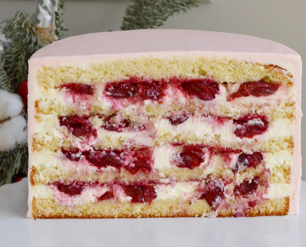 Торт Нежность с вишней (Дарья Семененко)