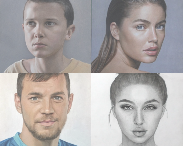 Курс Портретная графика (Полуянская Елизавета)