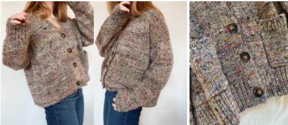 [Вяжи.ру] Оверсайз Cardigan No8 (My Favourite Things)