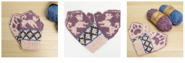 [Puzzlebrain] Жаккардовые варежки для детей: курс по вязанию спицами (Анастасия Крайнюкова)