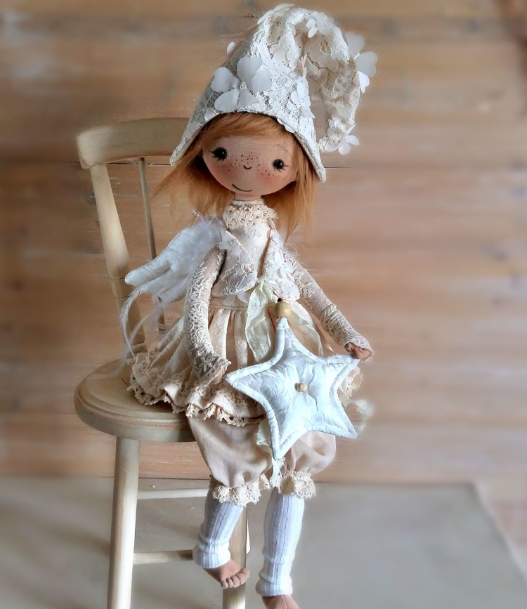 Выкройка куклы "Акварелька" (ALBINAToys), фото 1 из 1.