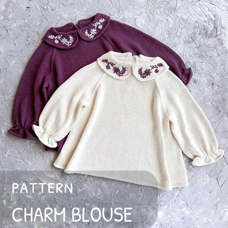 [lovalis.knit] Детская кофточка Charm blouse (Алия Скороходова)