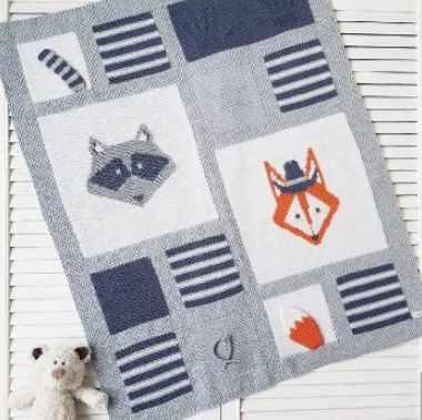 Плед Енотоплед (marine_knits)