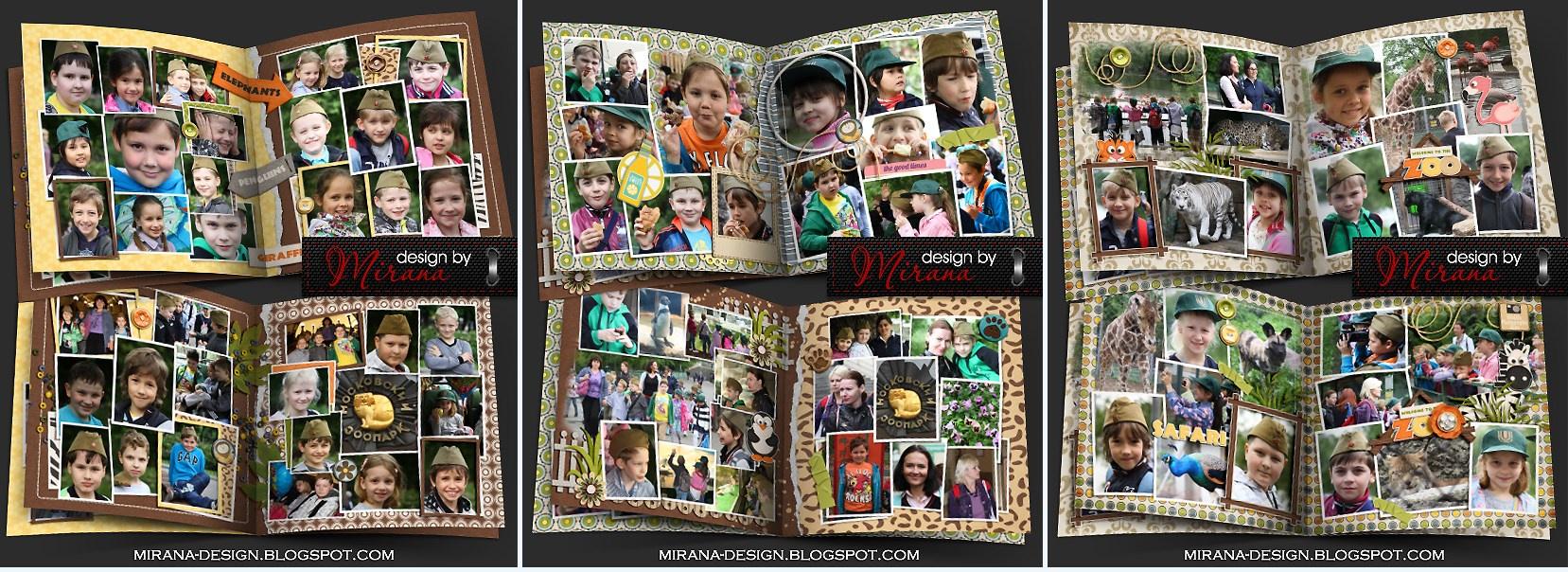 [PSD] Фотокнига Школа (Mirana)