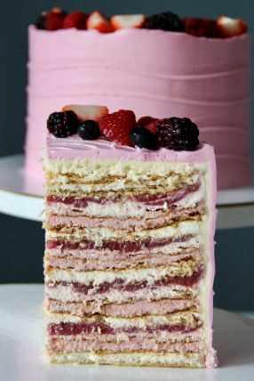 Торт Клубничка (Елена Антипова) @antipova_sweet_art