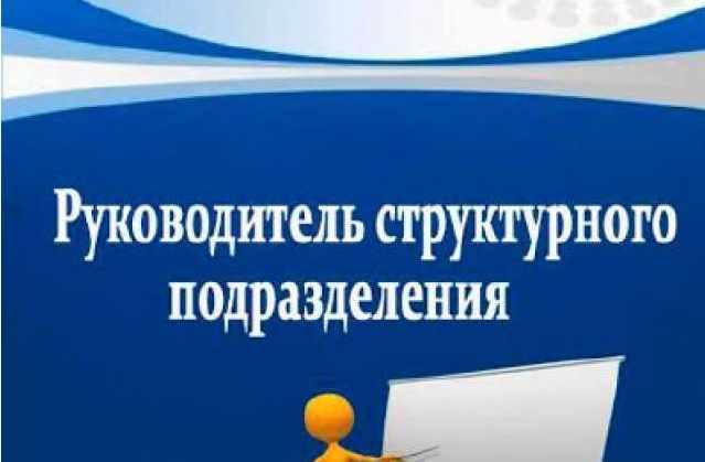 [Специалист] Руководитель структурного подразделения. Часть 1, 2019 (Ирина Костюк)
