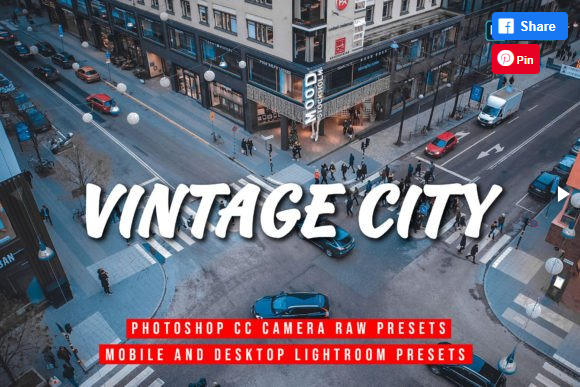 [Creativefabrica] 15 Vintage City Lightroom Presets